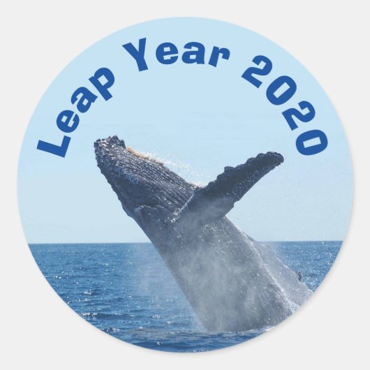 Sticker Rond Leap Year 2020 (Devant)