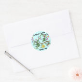 Sticker Rond Leaping Lizards Grand Jour (Enveloppe)