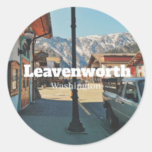 Sticker Rond Leavenworth - Washington