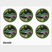 Sticker Rond Leblon (Feuille)