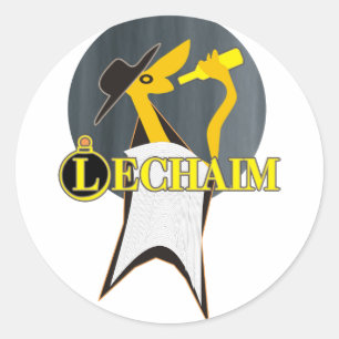 Sticker Rond Lechaim