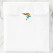 Sticker Rond Leçons Supergirl droite (Sac)