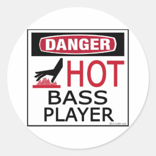Sticker Rond Lecteur Bass Hot