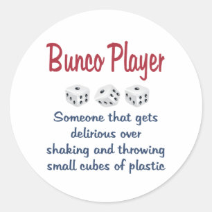 Sticker Rond Lecteur Bunco - Définition