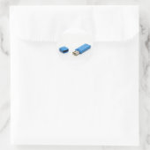 Sticker Rond Lecteur de pouce USB (Sac)