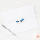 Sticker Rond Lecteur de pouce USB (Enveloppe)
