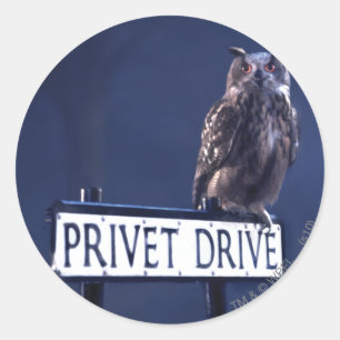 Sticker Rond Lecteur privé