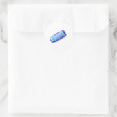 Sticker Rond Lecteur USB (Sac)