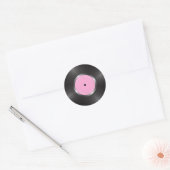 Sticker Rond Lecteur vinyle long (Enveloppe)
