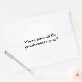 Sticker Rond Lecteurs (Enveloppe)