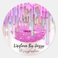 Lecteurs de maquillage Lipgloss Emballage Rose Cla
