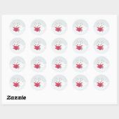 Sticker Rond Lecture Fox (Feuille)