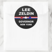 Sticker Rond Lee Zeldin Gouverneur New York 2022 (Sac)