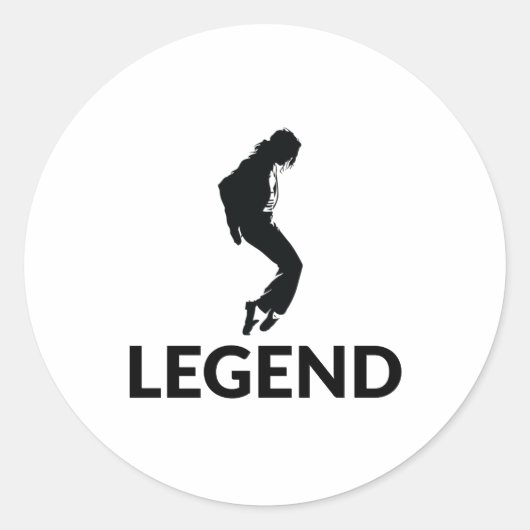 Sticker Rond Légende (Devant)