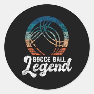Sticker Rond Légende de Boule Byll - Jeu de Boules Boule Byll F