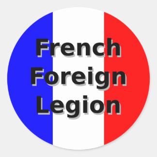 Sticker Rond Légion étrangère française