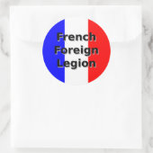 Sticker Rond Légion étrangère française (Sac)