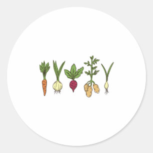 Sticker Rond légumes