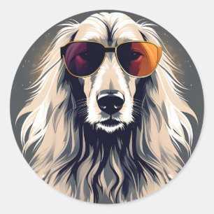 Sticker Rond L'élégante hache afghane