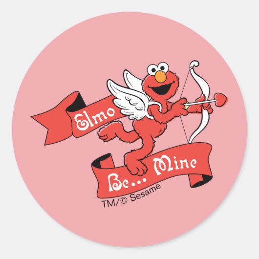 Sticker Rond L'Elmo Cupidon de la Saint-Valentin (Devant)