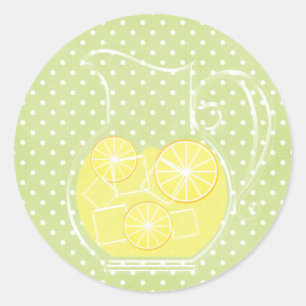 Sticker Rond Lemonade