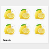 Sticker Rond Lemonade (Feuille)