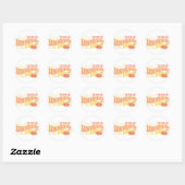 Sticker Rond Lemonade aux fraises (Feuille)