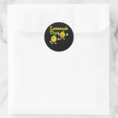 Sticker Rond Lemonade Dealer Lemonade Crew Lemonade Stand Boss  (Sac)