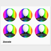 Sticker Rond L'émotion inconnue du chanteur (Feuille)