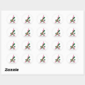 Sticker Rond Lent et constant (Feuille)