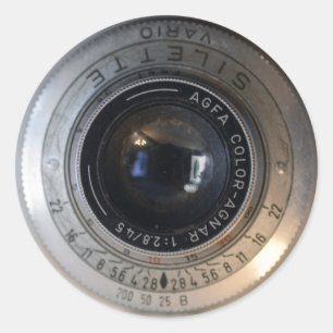 Sticker Rond Lentilles vintages