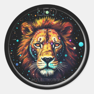 Sticker Rond Leo