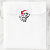 Sticker Rond Leo Christmas (Sac)
