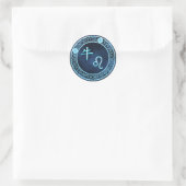 Sticker Rond Leo/Ox (Sac)