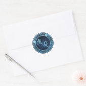 Sticker Rond Leo/Tiger (Enveloppe)