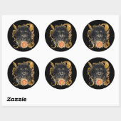 Sticker Rond Leo Zodiac (Feuille)