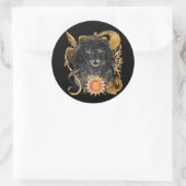 Sticker Rond Leo Zodiac (Sac)