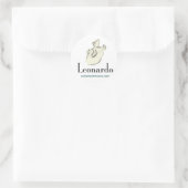 Sticker Rond Leonardo (Sac)
