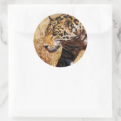 Sticker Rond Leopard (Sac)