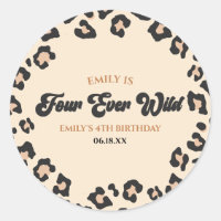 Leopard Cheetah Four Ever Wild 4ème anniversaire