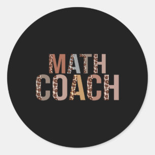 Sticker Rond Leopard Math Fournitures d'entraîneurs S'Amuser Re