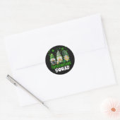 Sticker Rond L'équipe de farces de lutins de la Saint-Patrick S (Enveloppe)