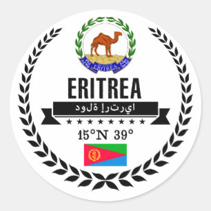 Sticker Rond L'Érythrée