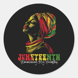 Sticker Rond Les 10 Femmes de la Junte célèbrent l'histoire de