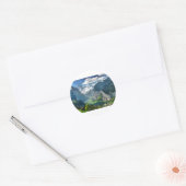 Sticker Rond Les Alpes Suisses (Enveloppe)
