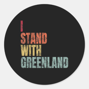 Sticker Rond Les Amateurs Du Groenland Je Me Trouve Avec Le Gro