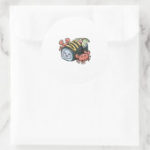 Sticker Rond Les amis du sushi (Sac)