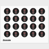 Sticker Rond Les amis que Croisière ensemble restent ensemble c (Feuille)