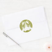 Sticker Rond Les anges changent de couleur (Enveloppe)