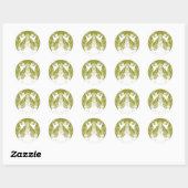 Sticker Rond Les anges changent de couleur - (Feuille)